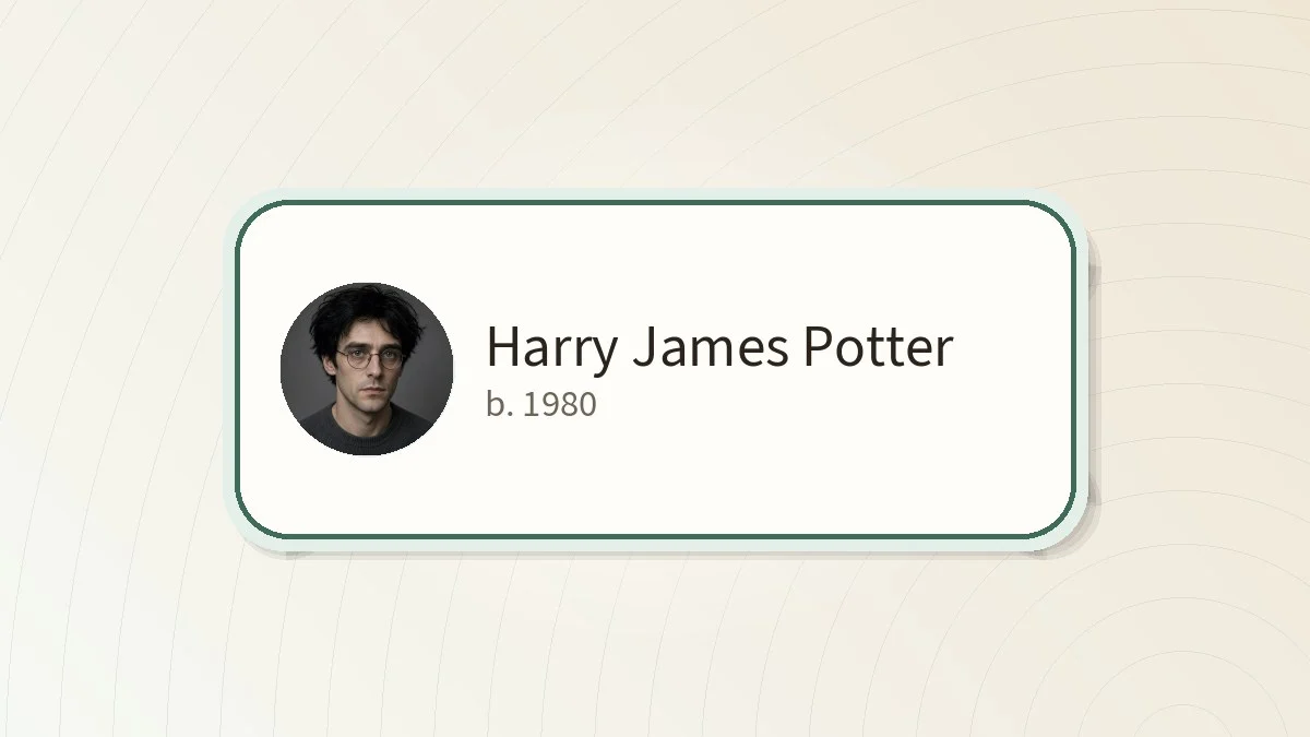 Harry Potter Family Tree